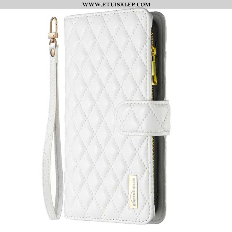 Etui Folio do iPhone 15 Plus Pikowana Binfen Kolor